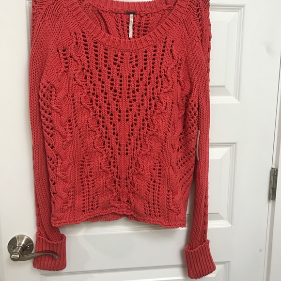 ❌SOLD❌BNWT Free People Cross Cable Sweater - Picture 8 of 8